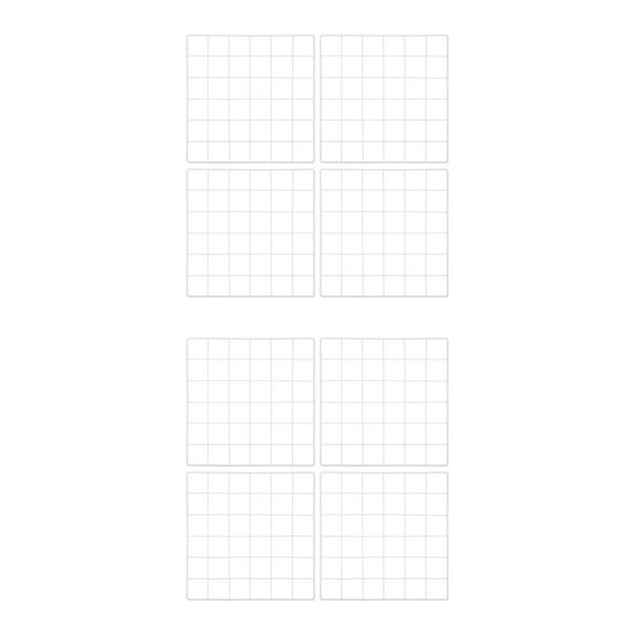 Hemoton 8 pcs  Grid Panel For Retail Display Metal Grid Wire Grid Wall Panel Display Rack Decoration Jewelry Organizer For Retail Home