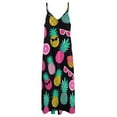 thumbnail image 4 of Flamingo Pattern Sleeveless Dress for Women Clothing Female Women's Summer Skirt, 4 of 7