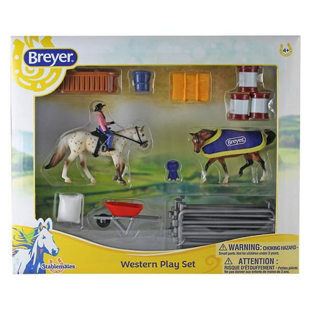 Breyer Stabemates Western Horse Play Set (132 Scale)