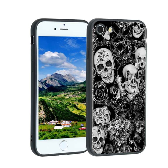 Compatible with iPhone SE 2020 Phone Case, Goth-173 Case Silicone Protective for Teen Girl Boy Case for iPhone SE 2020