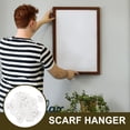 thumbnail image 3 of OULII 45Pcs Plastic Round Picture Hooks for Hanging Photo Frames Easy Installation White 1.3x0.9x0.2in, 3 of 7
