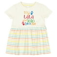 thumbnail image 3 of Inktastic Lala Lolo Loves Me Grandchild Girls Baby Dress, 3 of 5
