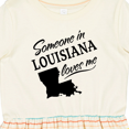 thumbnail image 4 of Inktastic Someone in Louisiana Loves Me Girls Toddler Dress, 4 of 5