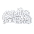 thumbnail image 1 of Molde de silicona para letras de Feliz Navidad, molde para adorno navideño colgante, 1 of 7