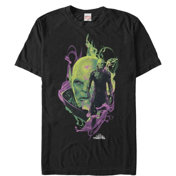 Men's Marvel Captain Marvel Talos Skrull Leader Graphic Tee Black X Large