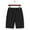 Black, variant on Daqian Big Mens Shorts Men's Solid Color Breathable Mesh Quick Dry Elastic 5-point Leisure Sports Beach Pants Mens Shorts Gray 16(XXXXXXL)