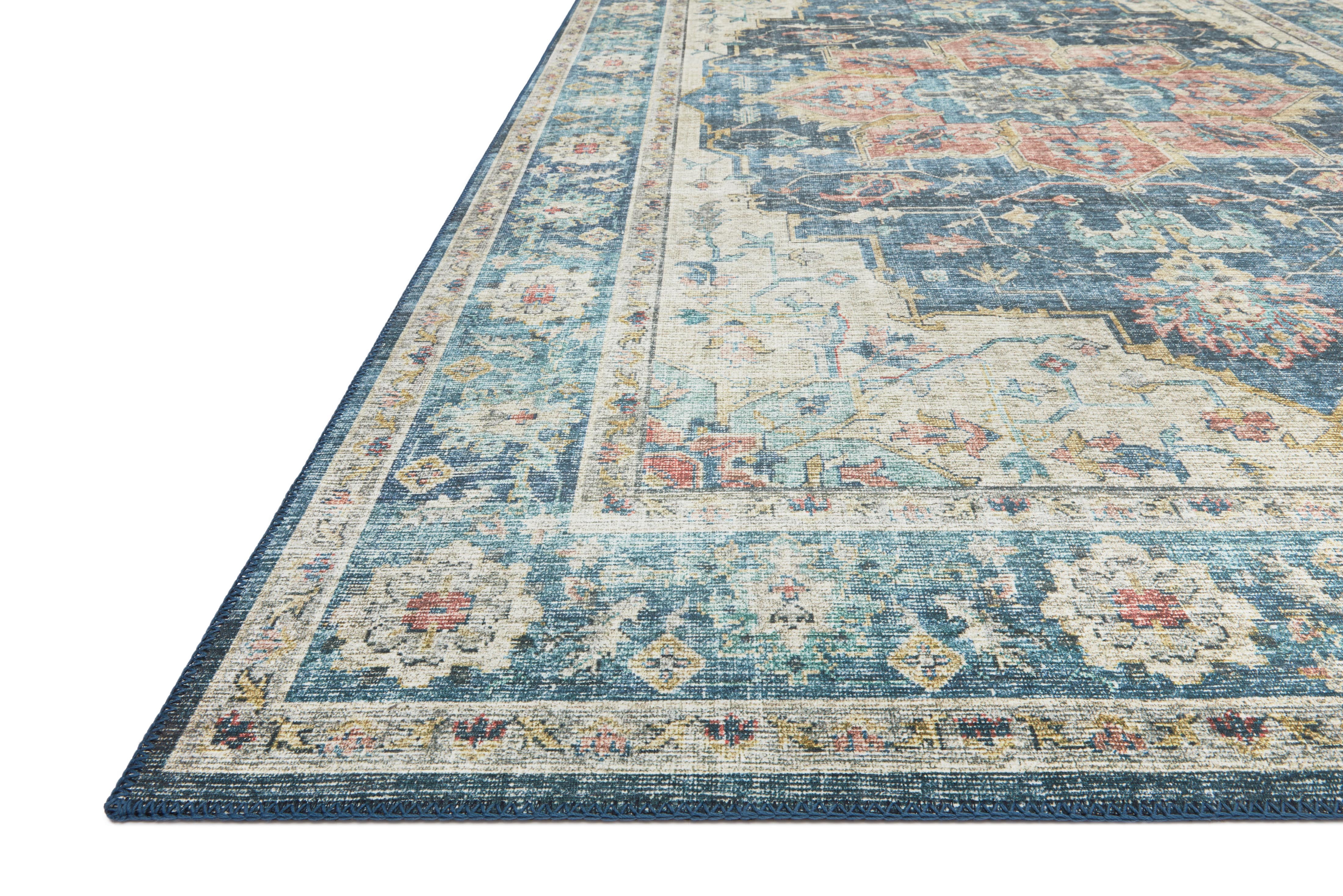 Loloi Skye Ocean / Multi 2'-6" x 12'-0" Area Rug