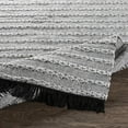 thumbnail image 5 of BoutiqueRugs Brockman Contemporary Area Rug - Light Slate, Black, Off White - 8' x 10', 5 of 11