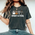 thumbnail image 2 of Comfort Colors® Spooky and Feral Raccoon Shirt, Funny Halloween Raccoon Shirt, Cute Trendy Womens Halloween T-Shirt, Vintage Fall Tshirt, 2 of 6