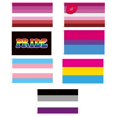 thumbnail image 2 of keepw Drapeau de Fierté Couleur Vive Drapeau Résistant Drapeau Arc-en-Ciel avec Œillets en Laiton No.7, 2 of 4