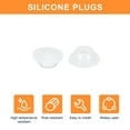 thumbnail image 4 of Unique Bargains 25pack Silicone Plug, Rubber Round Snap in Locking Hole Plug Waterproof Hole Plug for 10-10.5mm Hole, Translucent, 4 of 6