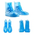 thumbnail image 4 of Cubrecalzado Impermeable Baoblaze PVC Antideslizantes Reutilizables para Ciclismo Caminata Senderismo Azul M, 4 of 8