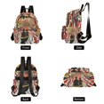 thumbnail image 4 of FORMRS Mini Backpack Purse for Women Quilted Travel Daypack Casual Shoulder Bag, Abstract Boat Ride, 4 of 7