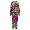 thumbnail image 4 of Invader Zim Unisex Onesie Pajamas Zipper Jumpsuit Hooded One Piece Sleepwear for Family Mens Womens, 4 of 8