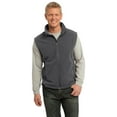 thumbnail image 1 of Port Authority F219 Lightweight Fleece Vest - Iron Grey - Large, 1 of 2