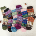 thumbnail image 5 of Loritta Wool Socks for Women 6 Pairs Crew Cozy Boot Winter Warm Thick Socks Gifts Size 5-9, 5 of 6