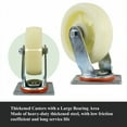 thumbnail image 3 of Ruedas industriales de alta resistencia, ruedas de nailon, ruedas giratorias de 360° for carro, muebles, banco de trabajo, 3 of 7