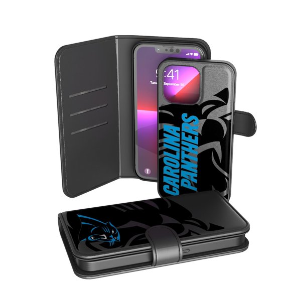 Funda con Cartera para iPhone Keyscaper Carolina Panthers