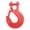 Red, variant on Rupoun 3/8" Trailer Chain Hook, G70 Alloy Steel Heavy Duty Tow Winch Hook, 15T (33,000 lbs) Breaking Force for Truck Transport RV Replacement Parts - Red (1.95 lbs / 0.88 kg)