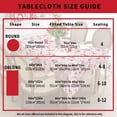 thumbnail image 4 of Valentines Day Tablecloth Rectangle 60x84 Inch, Valentine Tablecloth Lace Flower Red Rose Heart Table Cloth Cover for Dinner Party Wedding Decor, 4 of 5