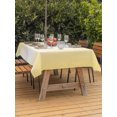 thumbnail image 3 of Outdoor Tablecloth with Umbrella Hole and Zipper, Yellow Ombre Waterproof Patio Tablecloth for Dining 52''x70'', Modern Gradient Abstract Art Wipeable Table Cover for Picnic BBQ Party Patio, 3 of 9