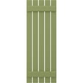 thumbnail image 5 of Ekena Millwork 19 1/2"W x 64"H Americraft Five Board (2 Batten) Exterior Real Wood Spaced Board-n-Batten Shutters (Per Pair), Moss Green, 5 of 10