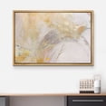 thumbnail image 3 of wall26 Framed Canvas Print Wall Art Gold Gray Paint Stroke Wave Collage Abstract Shapes Illustrations Minimal Decorative Contemporary Multicolor for Living Room, Bedroom, Office - 24"x36" N, 3 of 7