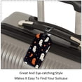 thumbnail image 3 of Square 2Pack PU Leather Halloween Ghost Cruise Luggage Tag with Privacy Cover and Name ID Tag for Travel Handbags Backpacks Luggage Tags, 3 of 6