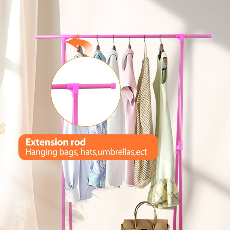 Pink garment rack sale