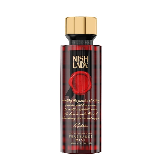 Bruma aromática NishLady AMBITION 260 ml, vegana, libre de crueldad animal