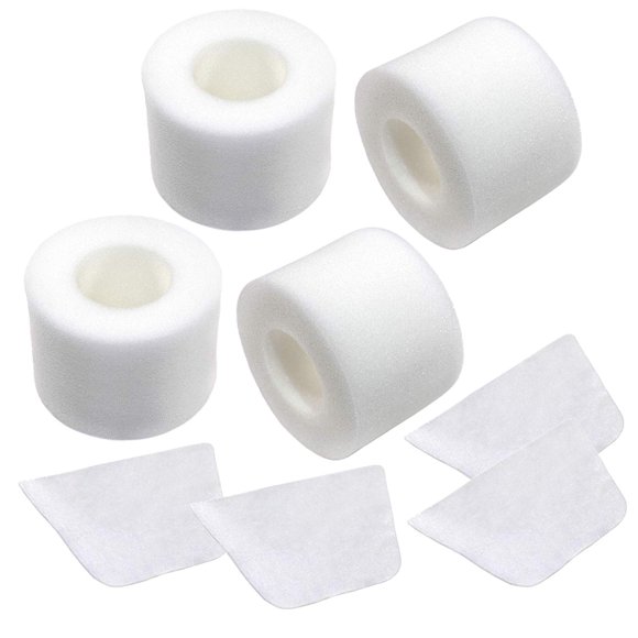 HQRP 4-pack Filter Kit for Shark ION Rocket X30 X40 Ultra-Light Cordless Stick Vacuum IR70 IR100 IR101 IR141 IR142, XPREMF100 & XPSTMF100 Replacement