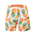thumbnail image 3 of Traje De Baño Para Hombre Pantalones Cortos De Playa Con Cordón Elástico Estampado (Piña) (Xl)-201969.03 Tmvgtek Caballero, 3 of 7