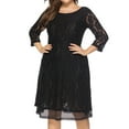 thumbnail image 2 of Robes pour Femmes 2024 Mode Féminine Robe Longue en Dentelle Ajourée Robe de Soirée Robe de Soirée en Solde, 2 of 7