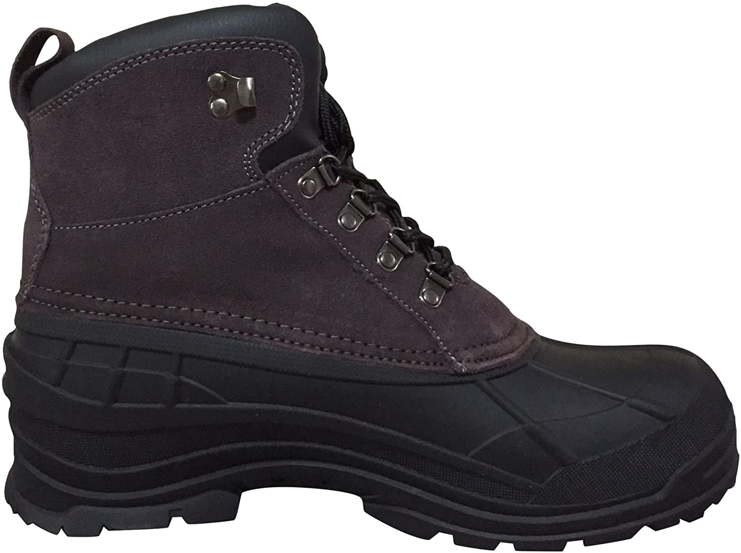 Men's Winter Boots Leather 6" Insulated Hiking Snow Shoes