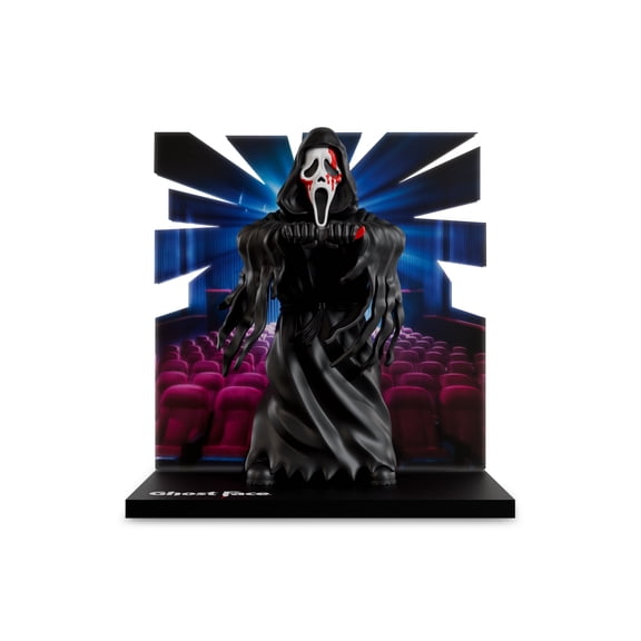 Ghost Face 4.5 Inch Vinyl Figure with Theater Acrylic Backdrop