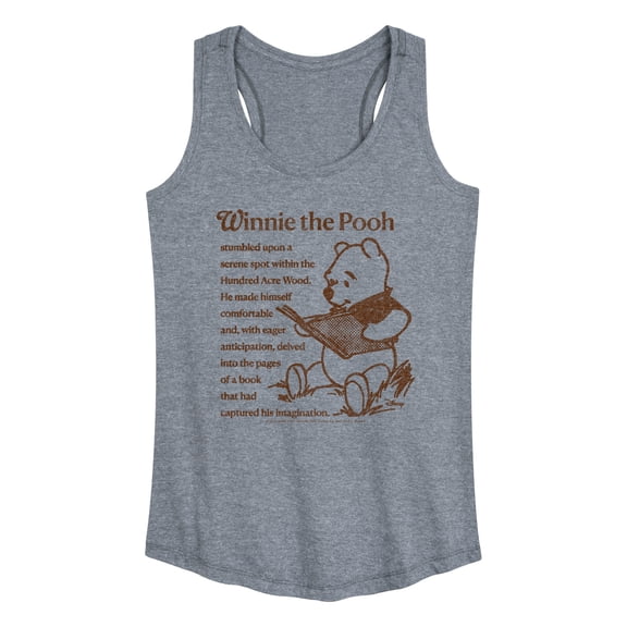 Winnie The Pooh - Pooh Book Women's Graphic Racerback Tank