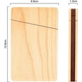 thumbnail image 3 of Wood Business Card Holders Wooden Business Card Case Name Card Holder Walnut Card Holder with Magnetic Closure Portable (Maple), 3 of 12