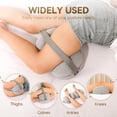 thumbnail image 4 of Knee Pillow for Side Sleepers,Memory Foam Leg Pillow,Lift The Leg Pillow,Leg Knee and Foot Support Relieve Pain,The Elderly, Pregnant Women Leg Knee and Foot Support Relieve Pain$$Bedding, 4 of 7