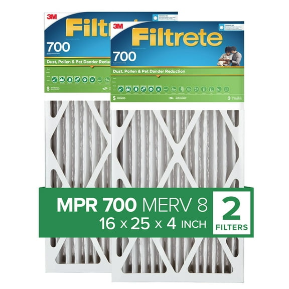 Filtrete Electrostatic Air Filter 700 MPR 701DP4-2PK1E