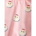 thumbnail image 5 of TSEXIEFOOFU Infant Baby Girls Christmas Romper Santa Print Round Neck Long Sleeve Bodysuits, 5 of 9