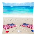 thumbnail image 1 of RYLABLUE America Flag Day Picture Zippered Throw Pillow Cover Cushion Case 18x18 inches Two Sides Printing, 1 of 1