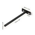 thumbnail image 2 of Uxcell 4Pack 7 Inch Wall Mounting Floating Shelf Bracket Hidden Shelf Support, Black, 2 of 5