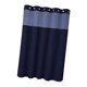 thumbnail image 2 of Cortina de ducha, accesorio versátil para baño, forro de hotel, lavable. Azul marino, 2 of 8