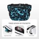 thumbnail image 5 of Fotbe Lightning Cangurera Cuadrada con Estampado de Doble Capa, Bolsa de Cintura Ajustable Mini para Hombres y Mujeres, 5 of 9