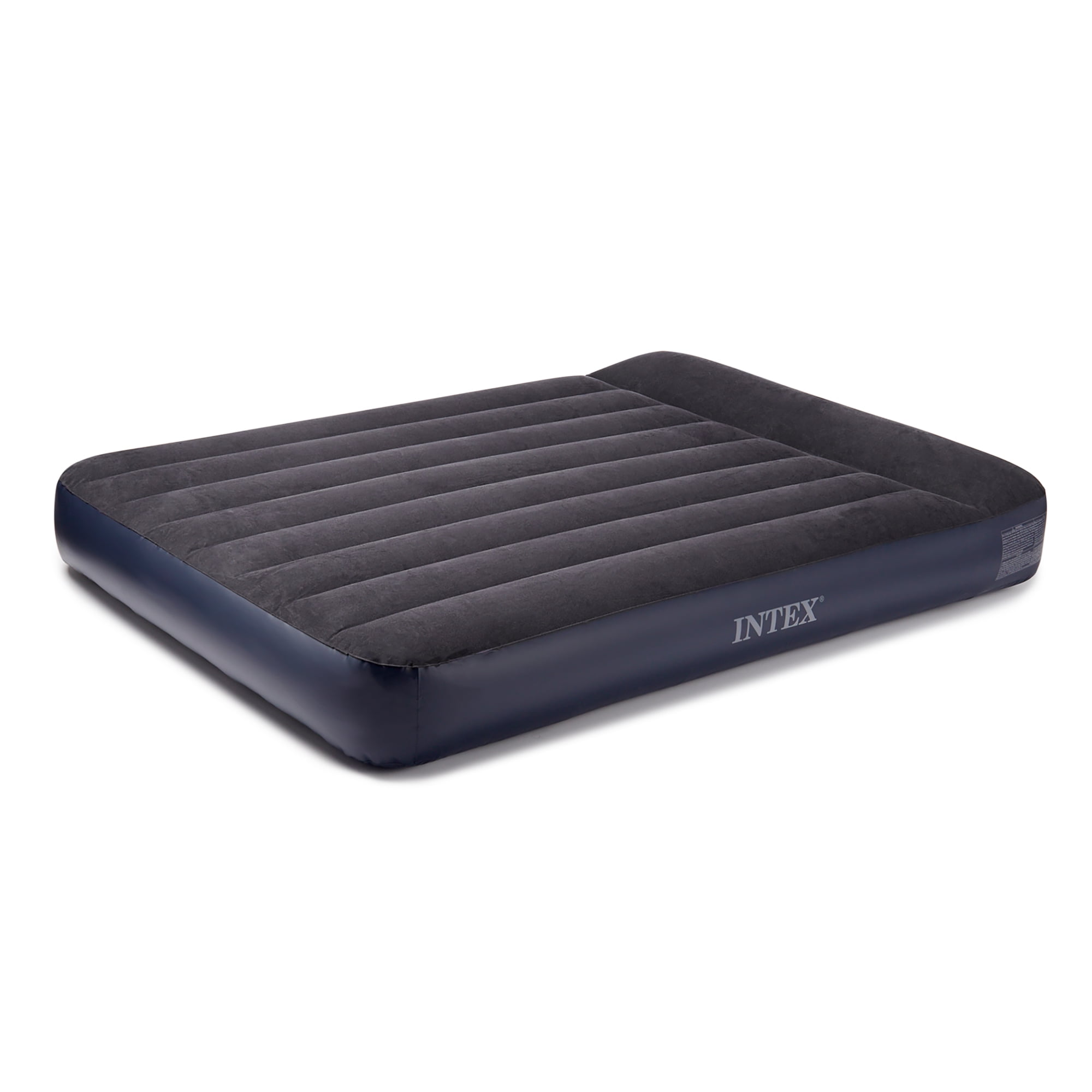 Intex Dura Beam Standard Pillow Rest Classic Airbed with Built-In Pump Queen 