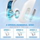 thumbnail image 3 of Ventilador de cuello sin aspas, ventiladores de cuello recargables portátiles, 3 velocidades Ventilador personal ultra silencioso Manos libres USB recargable para correr Senderismo al aire libre JFHHH pequeña, 3 of 5