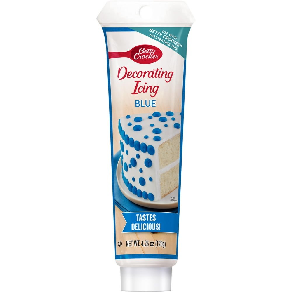 Betty Crocker Decorating Icing Tube, Blue, 4.25 Ounces