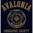 thumbnail image 2 of Women's Strange World Avalonia Geographic Society Graphic Tee Navy Blue Large, 2 of 4