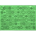 thumbnail image 1 of Ahgly Company Indoor Rectangle Abstract Emerald Green Contemporary Area Rugs, 5' x 7', 1 of 4