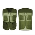 thumbnail image 2 of Neries Chaqueta de pesca de verano con bolsillos delanteros Tamaño múltiple CHEIST CHAIST CHAISTWEAT HOMBRES OUTERWAR VESTIDOS ACCESORIOS DE JUEGOS AIRNIOS GREEN / XL sidaley OD003201-18, 2 of 7